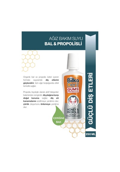 Bilkadent Ağız Bakım Suyu Honey & Propolıs
