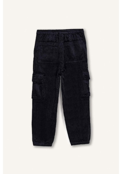 Defacto Erkek Çocuk Kargo Cepli Jogger Kadife Pantolon C9059a824wnar210 Antrasit