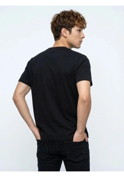 Erkek T-shirt Lf2042994 Siyah