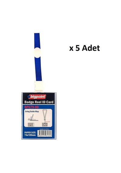 Bigpoint Yoyolu Kart Kabı Yatay 74x105mm X 5 Adet