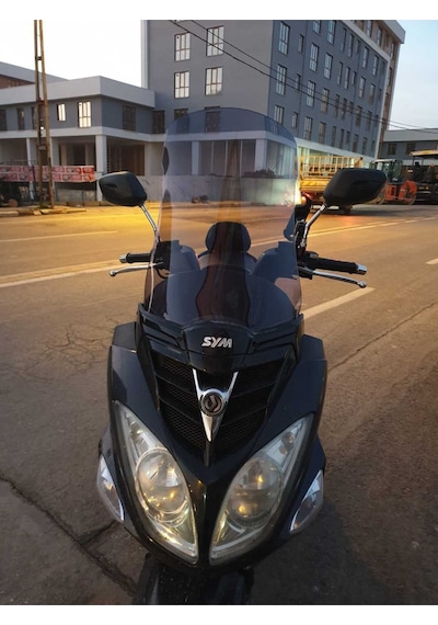 Motocam Sym Joyride 200 Ön Cam 2009-2018 Model 53cm Füme Renkli 4mm