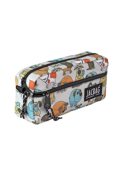 Jacbag Dual Zıp-iki Fermuarlı Kalemkutu - Neseli Patiler Neseli Patiler