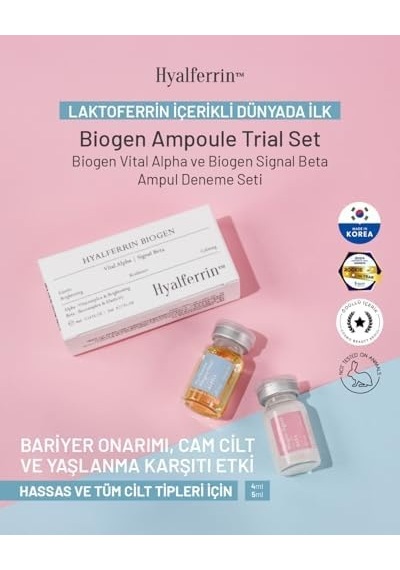 Biogen Trial Ampoule Set Cilt Bakım Ampul Seti Deneme Kiti