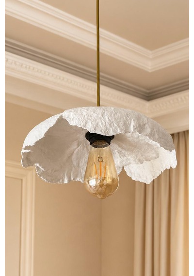 Lioraa Lighting Flos Neria 28 Cm Sarkıt Avize Kırık Beyaz