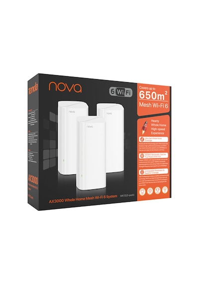 Tenda MX12 3 Adet AX3000 Wi-Fi 6 Mesh Sistem