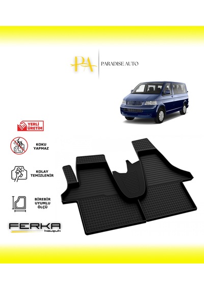Volkswagen Transporter T5 2003-2015 4d Havuzlu Paspas