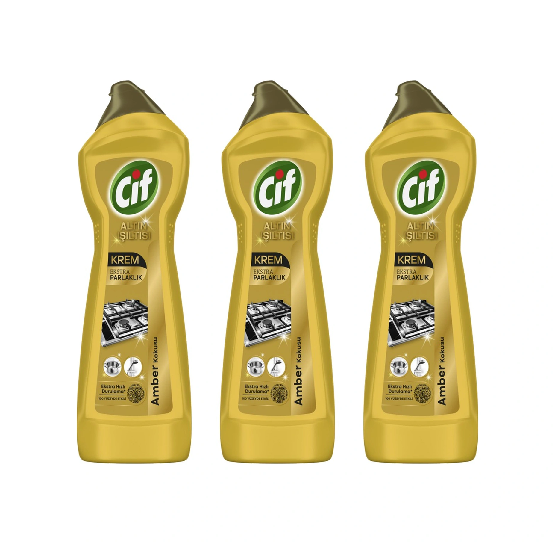 Cif Krem 500 Ml Gold 3 Lü 3'lü Set
