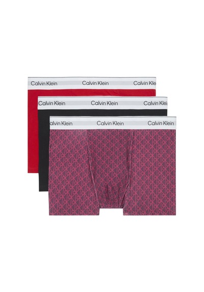 Calvin Klein Erkek Relaxed Fit 3'lü Paket Boxer-10550 Çok Renkli