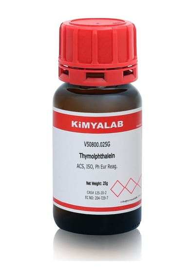 Kimyalab Timolftalein İndikatör 25 G