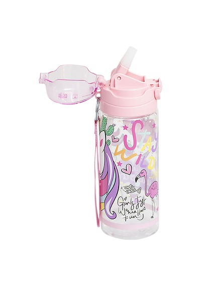 Frocx Due Unicorn Plastik Matara 500 Ml Açık Beyaz