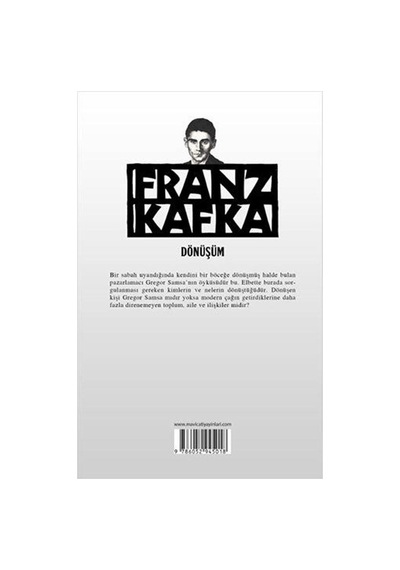 Dönüsüm - Franz Kafka - Maviçati Yayinlari N11.2161