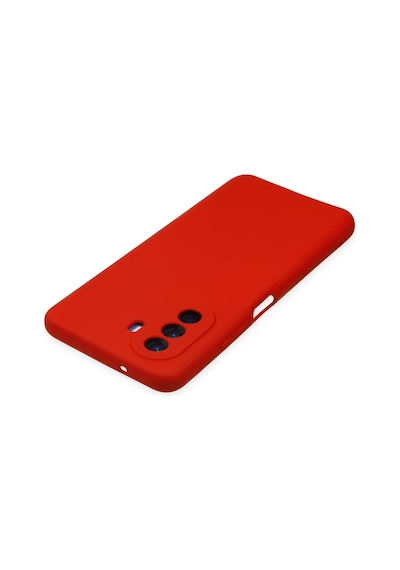 Uray Store Huawei Nova Y70 Kılıf Nano İçi Kadife Silikon - Kırmızı