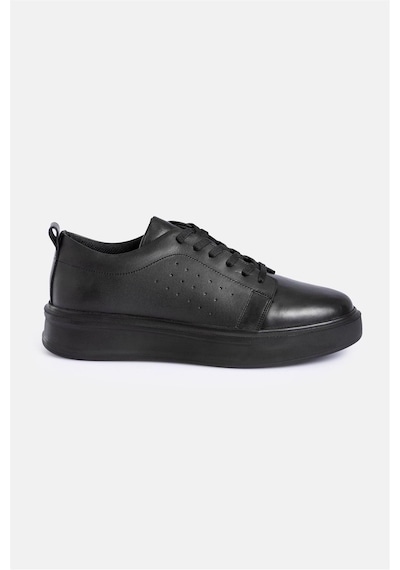 Süvari Siyah Sneakers Ayakkabı-33718 Siyah