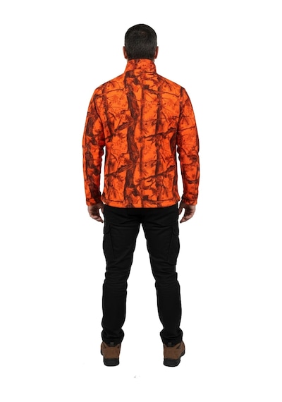 Mysia Outdoor Turuncu Orman Desen Taktik Polar Mont Avcı Mont 7 Cep Çok Renkli