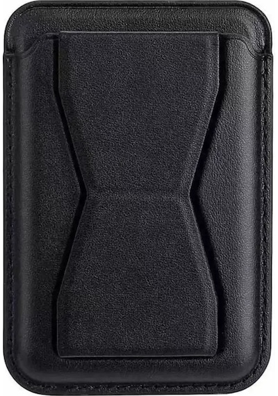 Stand Olabilen Magsafe İle Uyumlu Pu Deri Kartlık Crd-03 Magnetic Standlı Kartlık