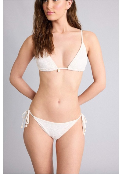 Defacto Regular Fıt Nakışlı Brode Bikini Alt B6895ax26smer103 Ekru-er103
