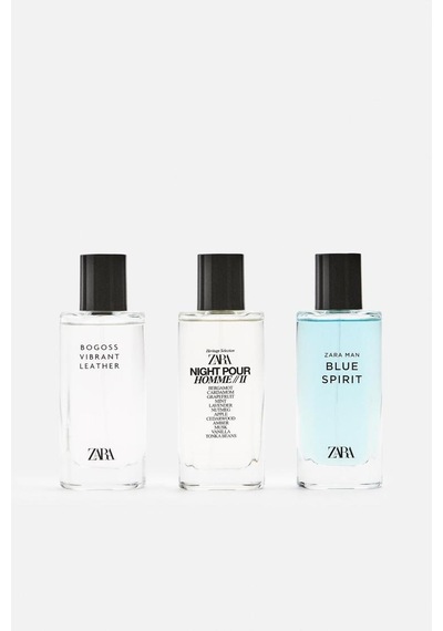 Zara Blue Spirit + Night Pour + Vibrant Leather Erkek Parfüm EDP 3 x 40 ML