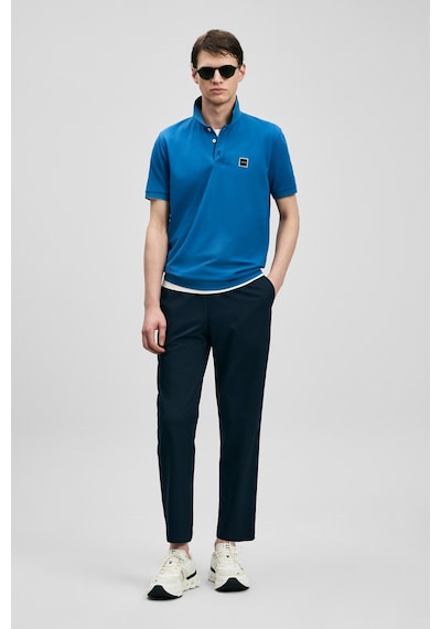 Lufian Carter Smart Erkek Polo Tişört Mavi Mavi 111040233100300 Mavi