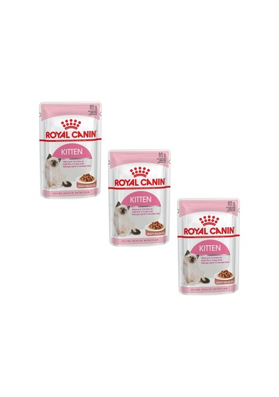 Royal Canin Kitten Gravy Pouch Yavru Kedi Konservesi 3 x 85 G