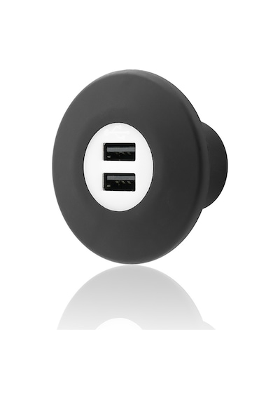 Sanel 10V-30V Telefon Şarj Cihazı 2 A Usb Giriş Mavi Ledli