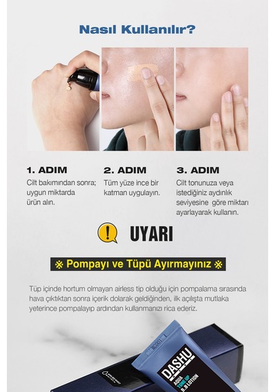 Dashu Mens Aqua Tone Up B.b Lotion Bej