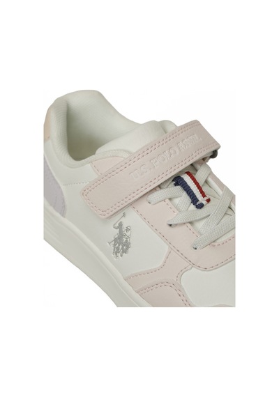 U.s. Polo Assn. Coster Jr 6fx Beyaz Kız Çocuk Sneaker 000000000102155662 Beyaz-pudra-lıla