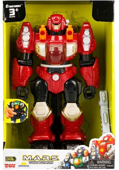 Happy Kid M.a.r.s. Sesli Ve Işıklı Yürüyen Turbotron Robot 30 Cm 06175 Kırmızı