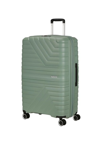 American Tourister Yeşil Çekçekli Sert Valiz Flytwıst-spınner 78/29 Tsa Exp