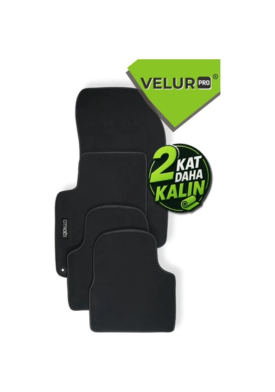 Velurpro Citroen C3 2017 Sonrası Araca Özel Velur Halı Paspas