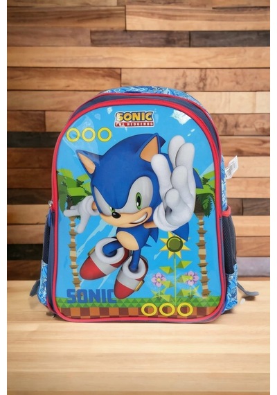 Sonic Llkokul Çantası Ve Beslenme Çantası Çok Renkli