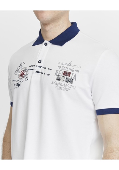 AR-MA Arma Erkek Likralı Pike Polo Yaka Tişört Y27374308801 001