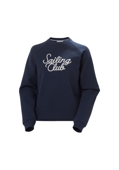 Helly Hansen W Caprı Graphıc Sweat Shırt Lacivert