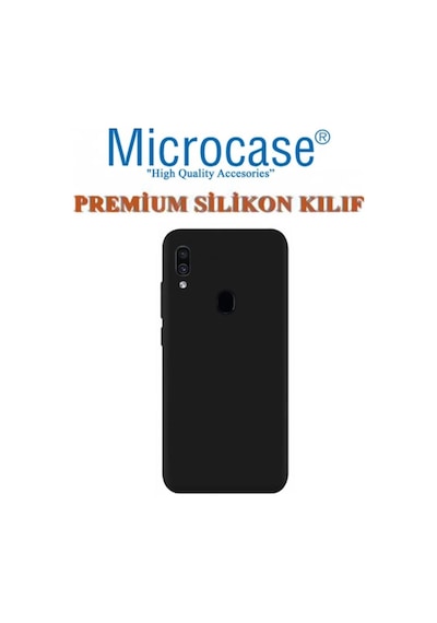Samsung Uyumlu Galaxy A20 Premium Matte Silikon Kilif + Cam (Seçin) 337740194
