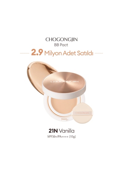 Bakım Ve Yoğun Kapatıcılık Sunan Krem Bb Chogongjın Bb Pact 21n Spf50+/pa++++ 21