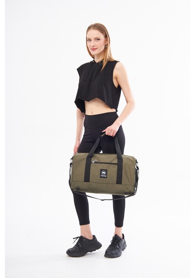 Superbag Seyahat Spor Çantası Haki Kadın Erkek Unisex