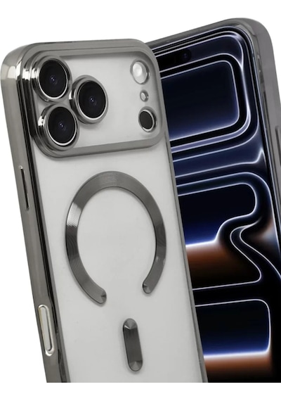 Newface Apple İphone 17 Pro Kross Magneticsafe Kapak - Titan Gri