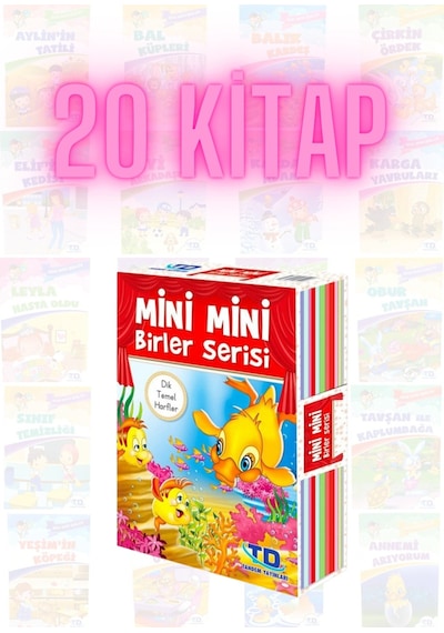 Mini Mini Birler Serisi 1. Ve 2.sınıf 20 Kitap Kutulu Okuma Seti