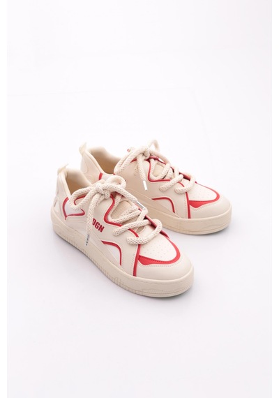 Dgn B10750 Kadin Sneakers Ayakkabi Kırmızı