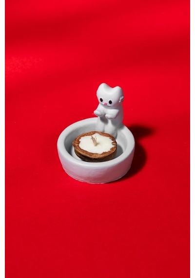 Rufus Concept Kedi Tealight Mumluk Silikon Kalıp