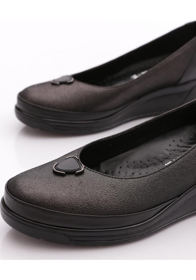 Dgn 1001-1 Kadin Comfort Ayakkabi Siyah