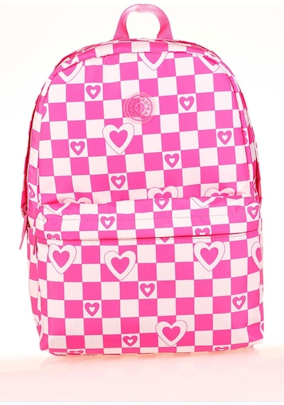 Kaukko Nature Soft Sırt Çantası Pink Heart K1714
