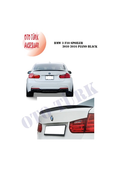 Bmw 3 F10 Spoiler 2010 2016 Piano Black