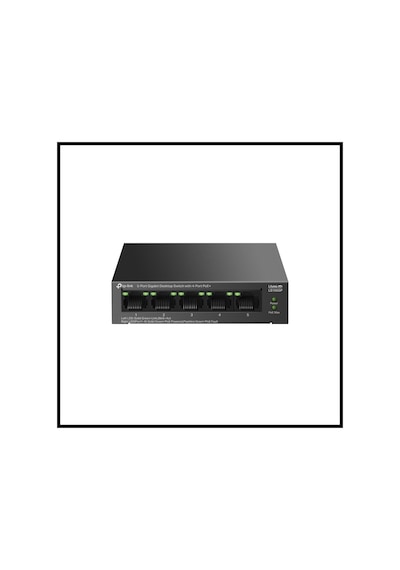 Tp-lınk Ls105gp, Green Tech, 5 Port, Gigabit, 4 Port Poe 65w, Metal Kasa, Yönetilemez, Masaüstü Swit