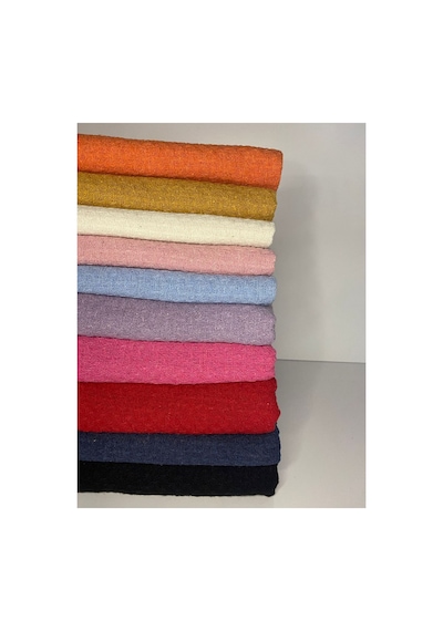 En150 Çift En Buklet Şanel Kumaş Ceket, Etek, Kaban, Trençkot, Pelerin, Elbise, Pantolon Fuşya