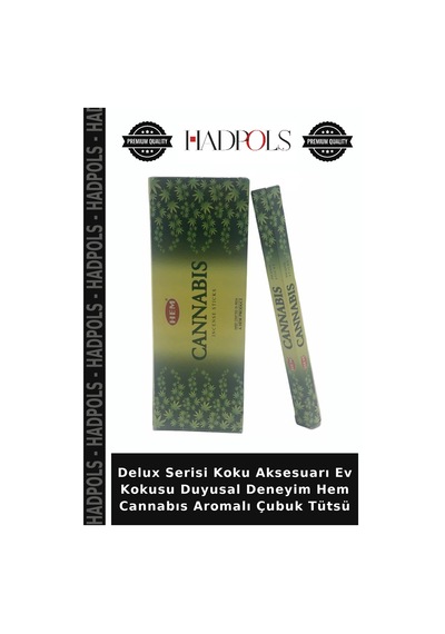Delux Serisi Koku Aksesuarı Ev Kokusu Duyusal Deneyim Hem Cannabıs Aromalı Çubuk Tütsü Diğer