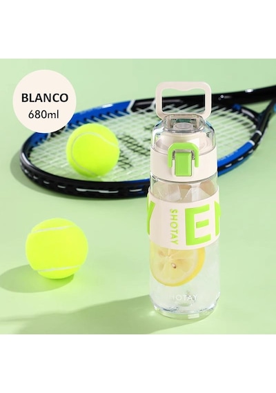 Shotay Enjoy Su Matarası Tritan Beyaz 680ml