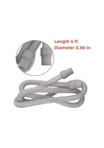 Giltswift 2 Adet Cpap Evrensel Hortum Çoğu Makineyle Uyumlu Evrensel Boru Çoğu Markaya Uyar Uzunluk 1,8 M, Çap 0,