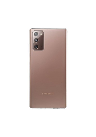 Samsung Galaxy Uyumlu Note 20 Kılıf 1mm Şeffaf Silikon Kılıf