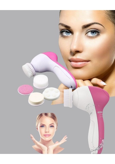 5 Başlıklı Yüz Masaj Aleti Cilt Temizleme, Peeling, Siyah Nokta Ve Gözenek Bakımı