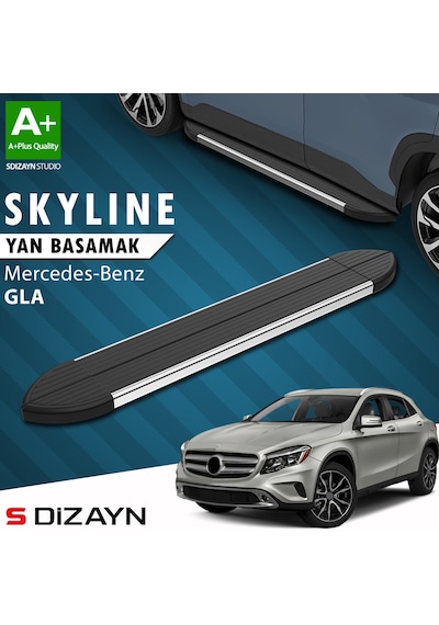 S-dizayn Mercedes Gla X156 Skyline Krom Yan Basamak 183 Cm 2013-2020 A+ Kalite